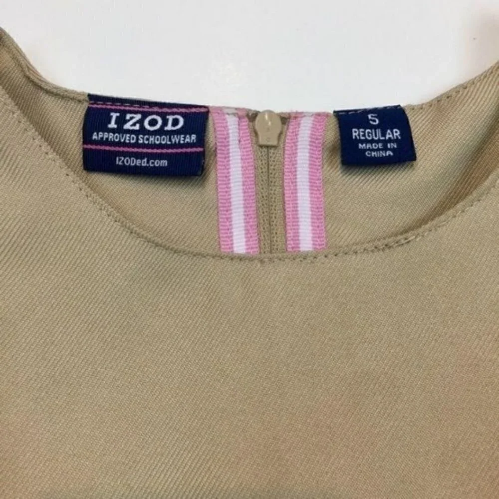 3 Pack IZOD Girls School Uniform Jumper Dresses